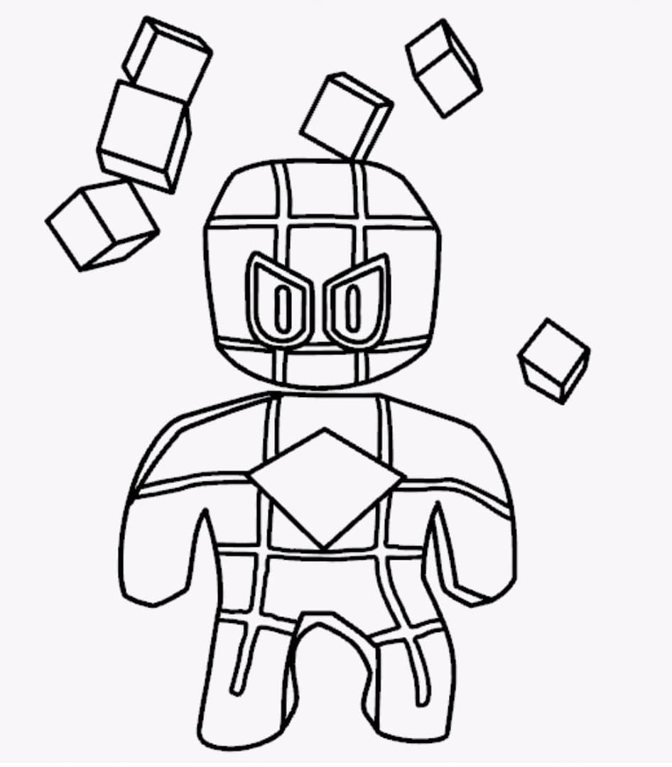 Desenho deAntidash Stumble Guys para colorir