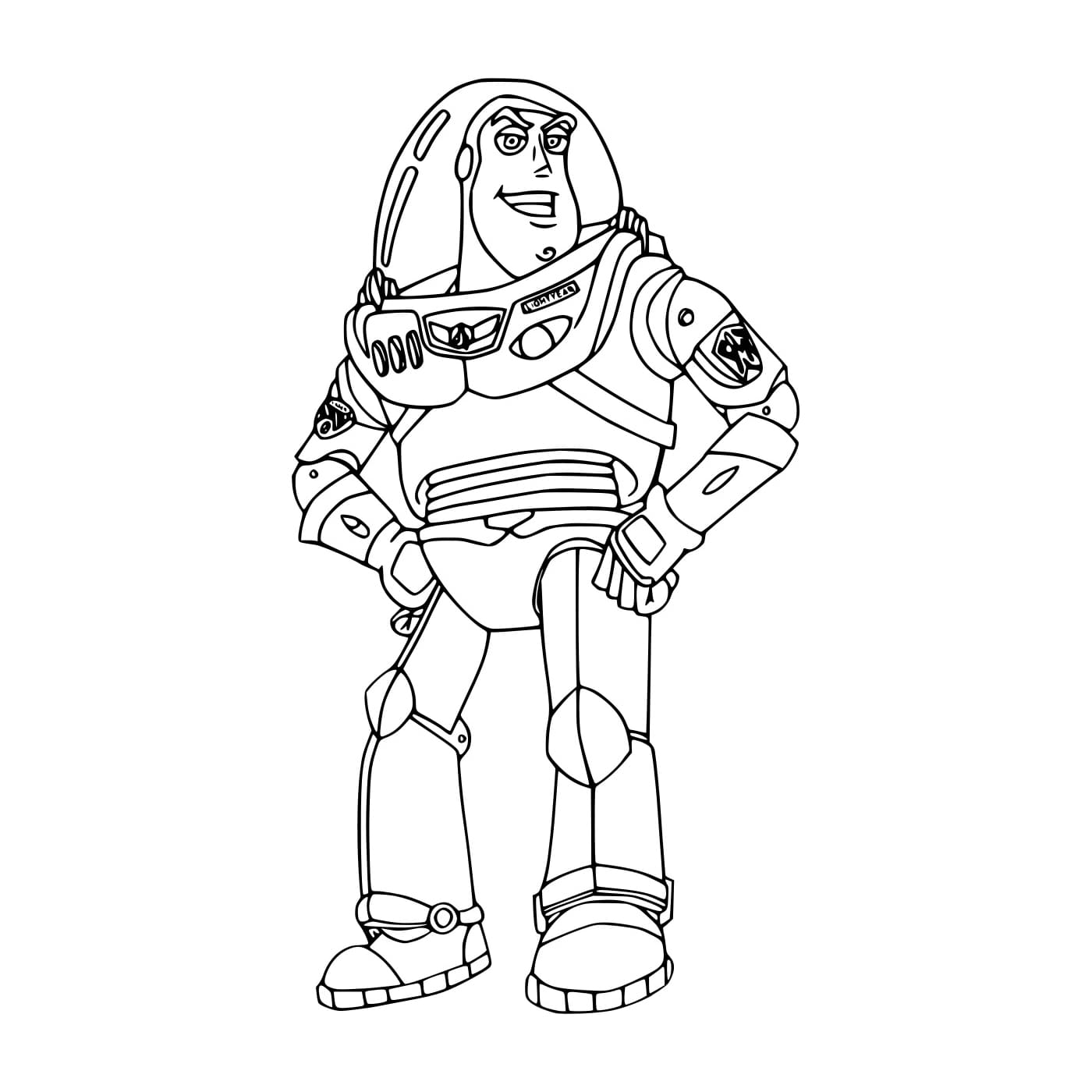 Desenho deAstronauta Buzz Lightyearz para colorir