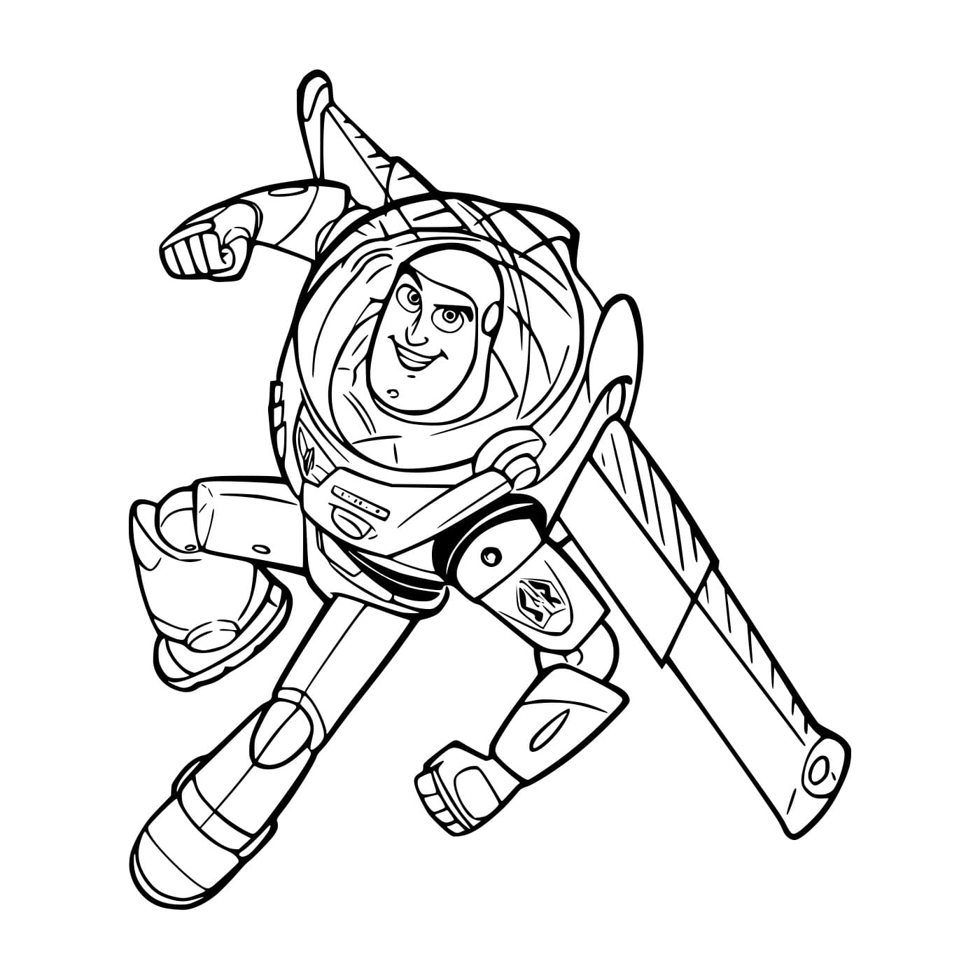 Desenho deAterrissagem Do Buzz Lightyear para colorir