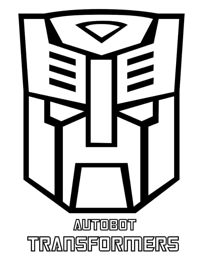 Desenho deAutobot Transformers para colorir