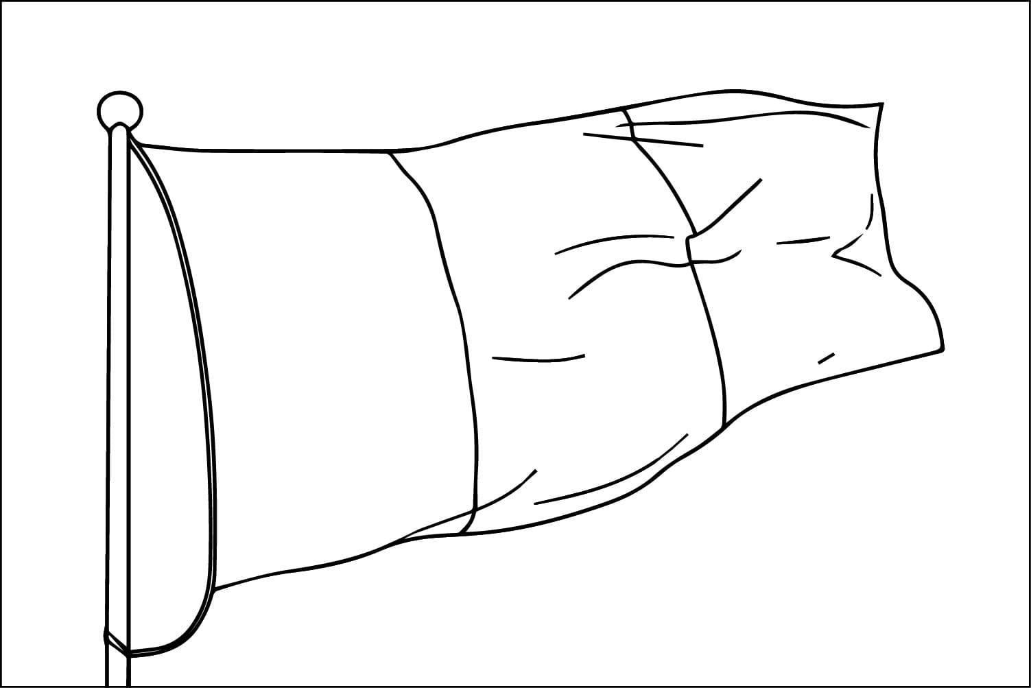 Desenho deBandeira da Itália Simples para colorir