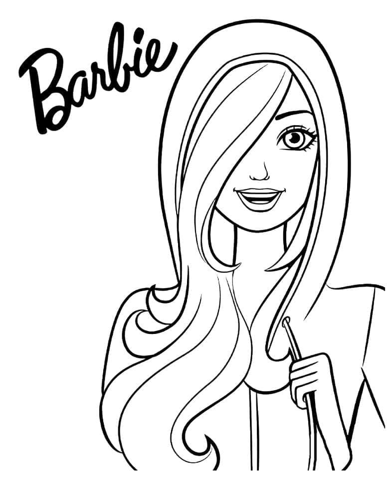 Desenho deBarbie 6 para colorir