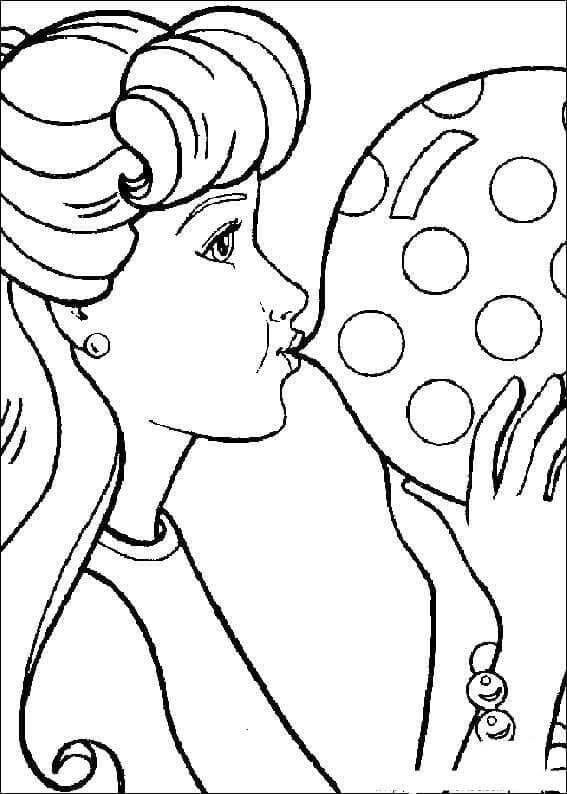 Desenho deBarbie Grátis para colorir