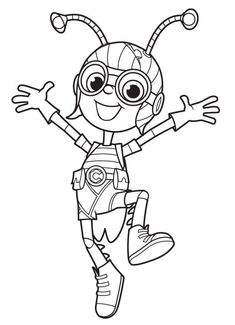 Desenho deBeat Bugs Crick para colorir