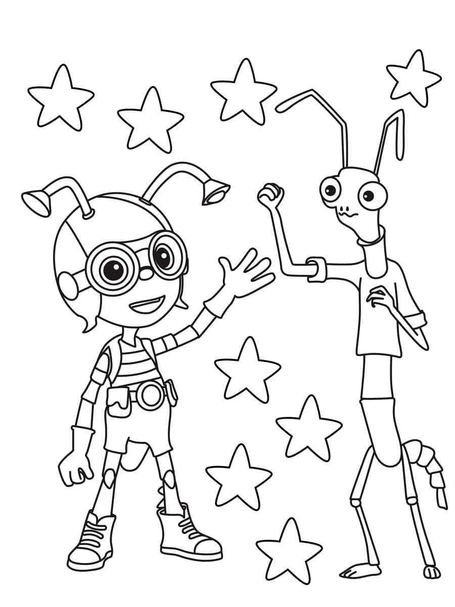 Desenho deBeat Bugs Imprimível para colorir