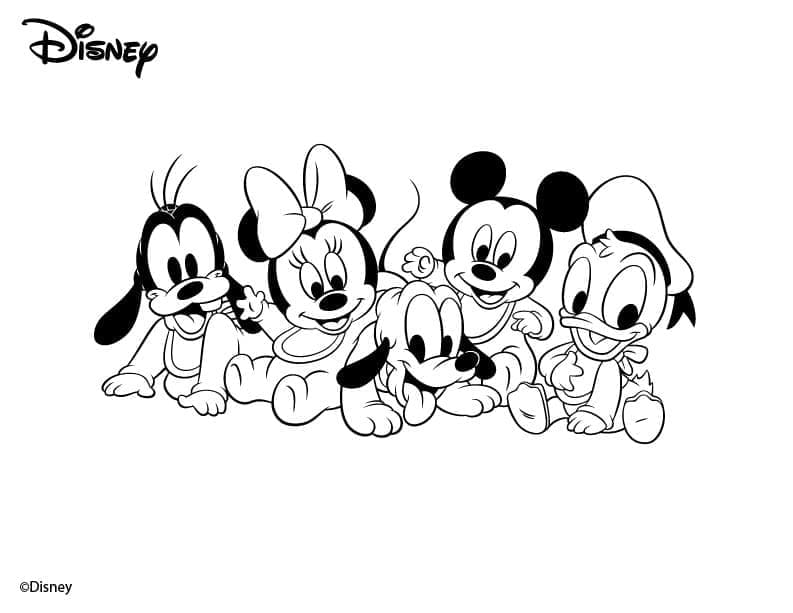 Desenho deBebê Disney Grátis para colorir