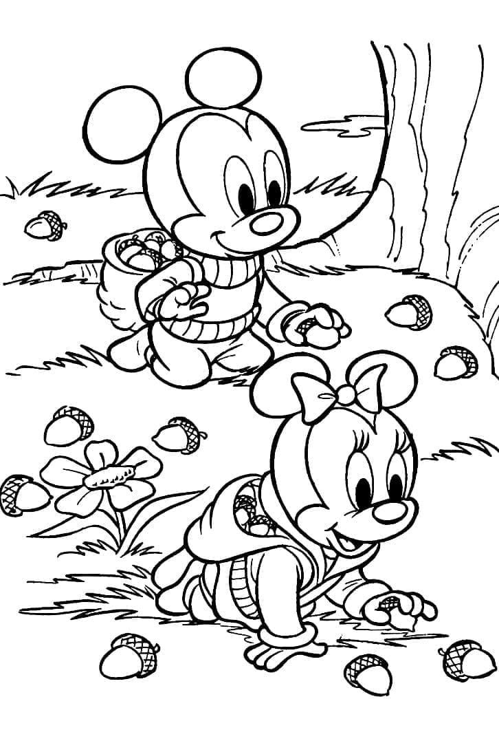 Desenhos de Bebê Disney para colorir