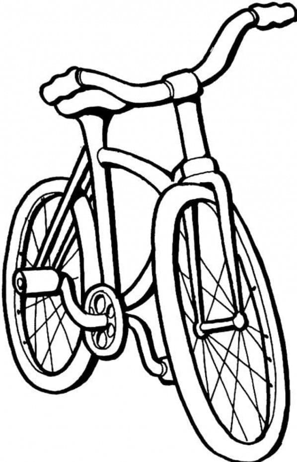 Desenho deBela Bicicleta para colorir