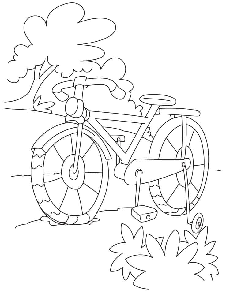 Desenho deBicicleta Perfeita para colorir