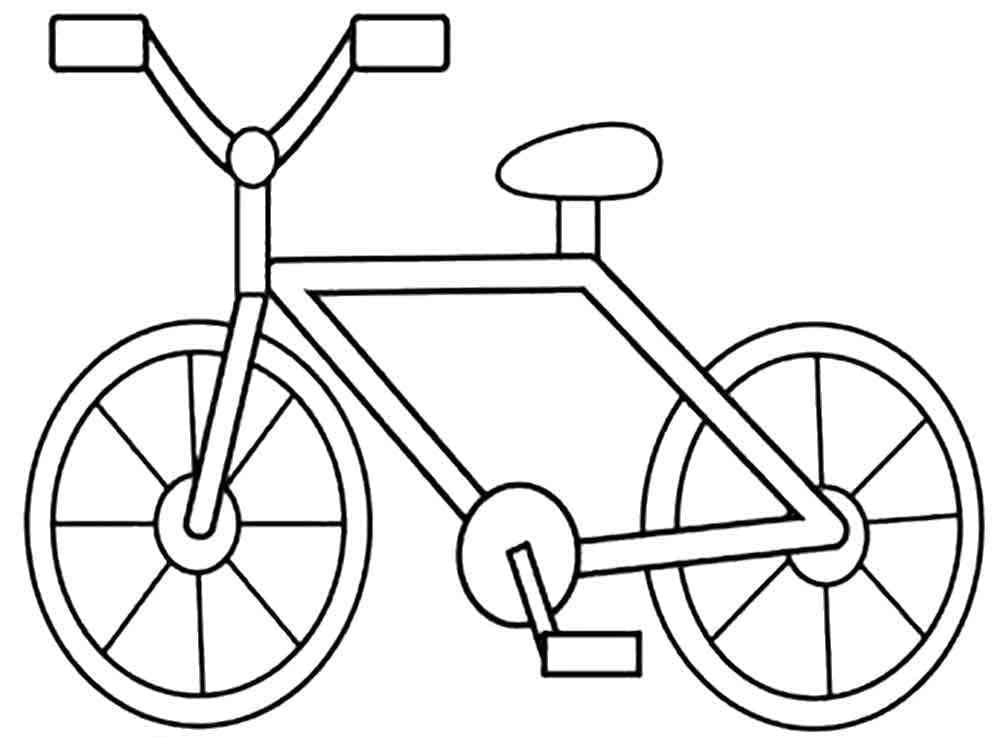 Desenho deBicicleta Simples para colorir