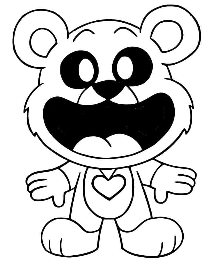 Desenho deBobby BearHug Adorável para colorir