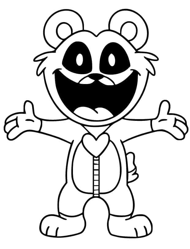 Desenho deBobby BearHug Fofo para colorir