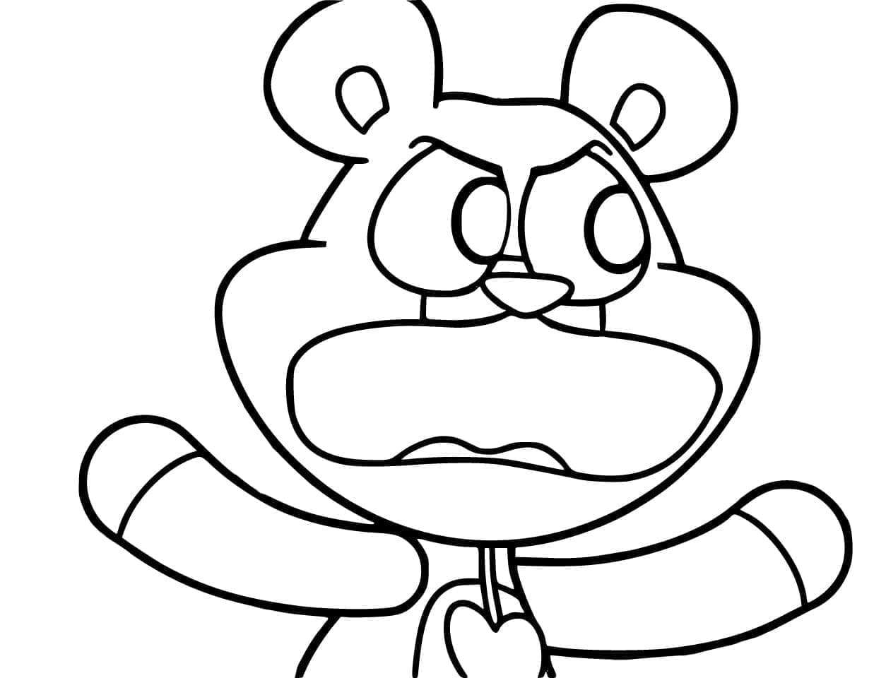 Desenho deBobby BearHug Grátis para colorir