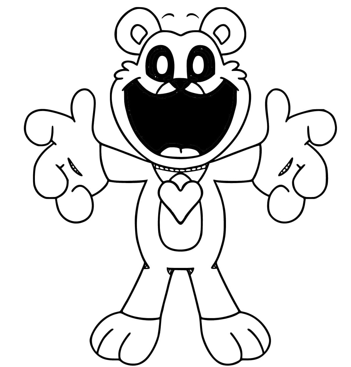 Desenho deBobby BearHug Smiling Critters para colorir