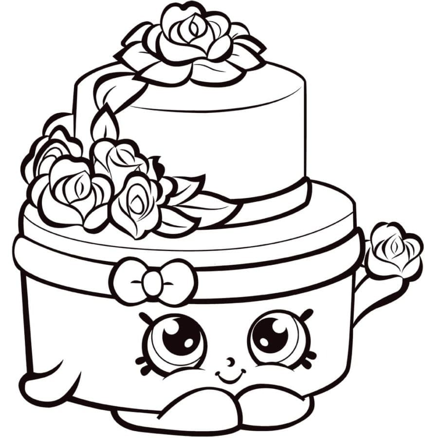 Desenho deBolo De Casamento para colorir