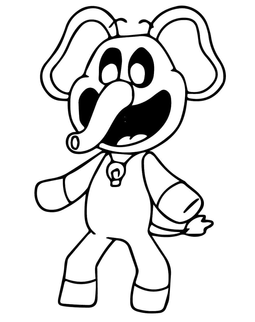 Desenho deBubba Bubbaphant Para Crianças de 1 Ano para colorir