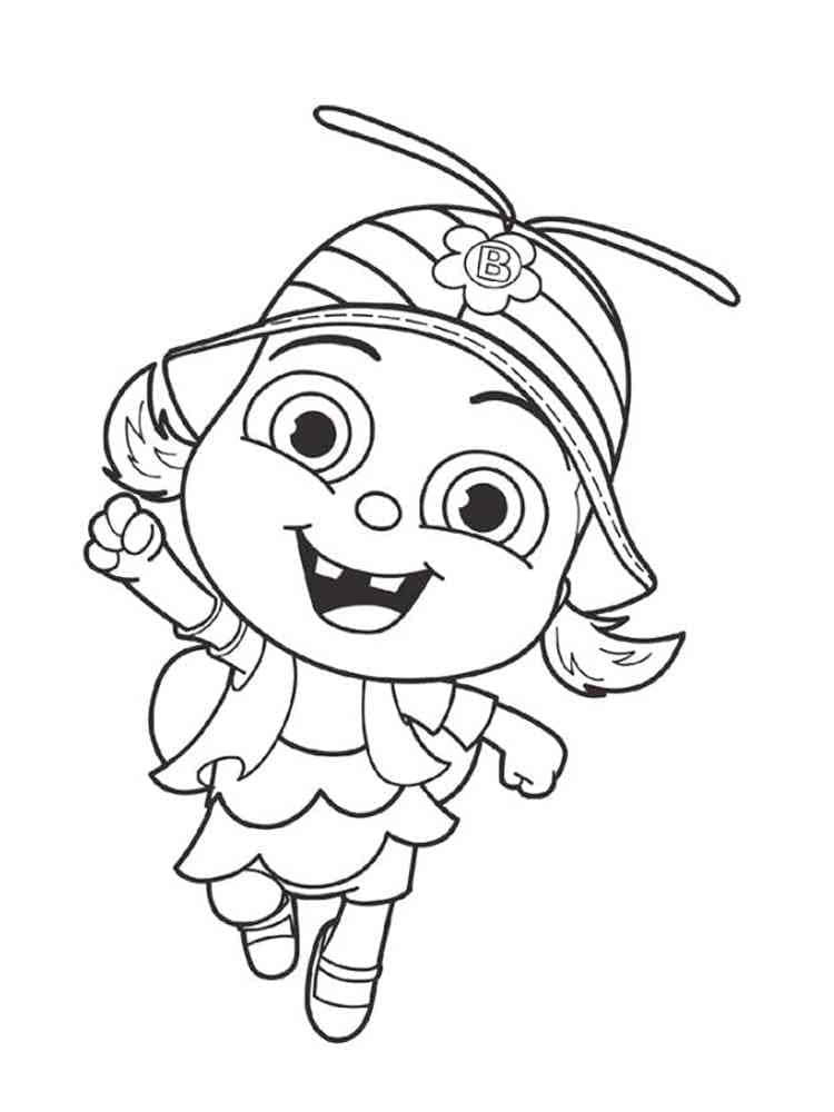 Desenho deBuzz Beat Bugs para colorir