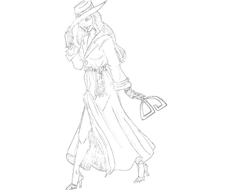 Desenho deCarmen Sandiego Grátis para colorir