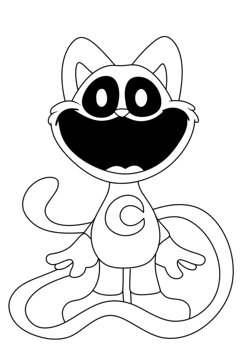 Desenho deCatNap de Smiling Critters para colorir