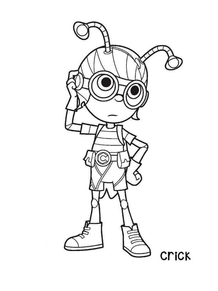 Desenho deCrick de Beat Bugs para colorir