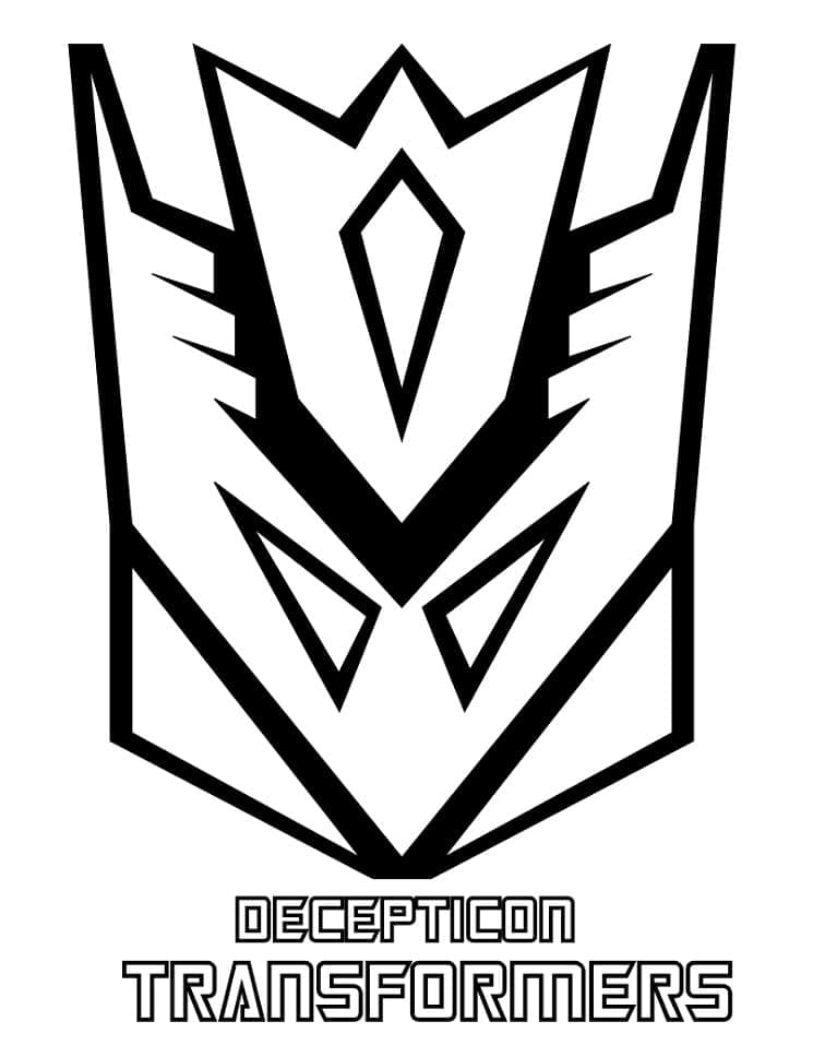 Desenho deDecepticon Transformers para colorir