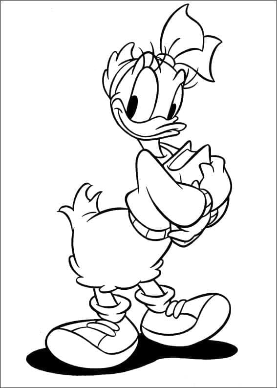 Desenho deDisney Margarida Fofa para colorir