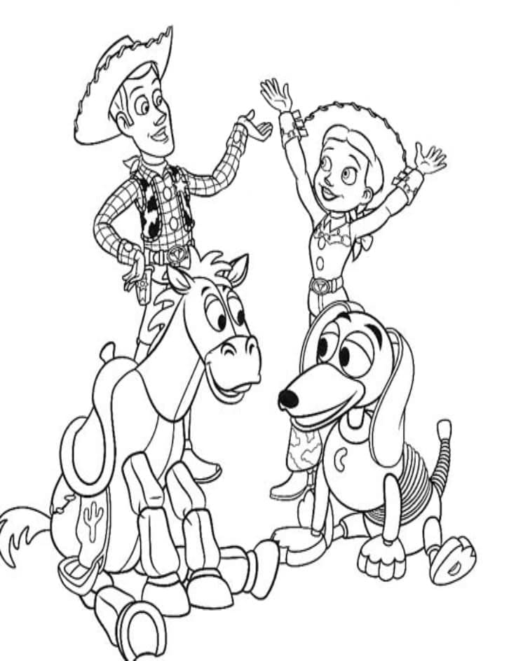 Desenho deDisney Pixar Toy Story para colorir