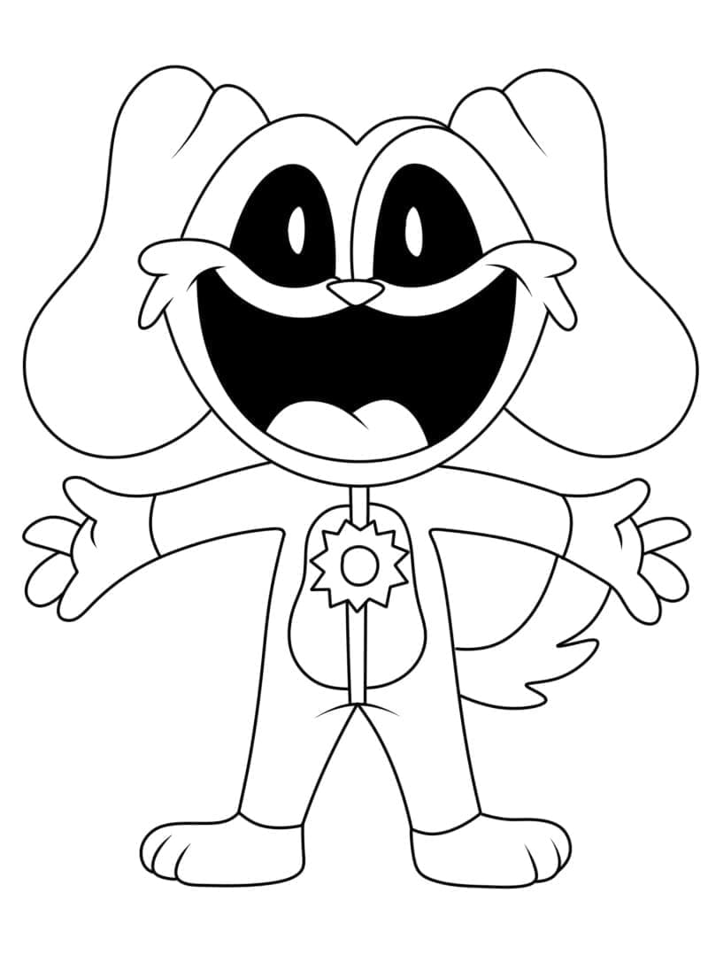 Desenho deDogDay Smiling Critters Poppy Playtime para colorir