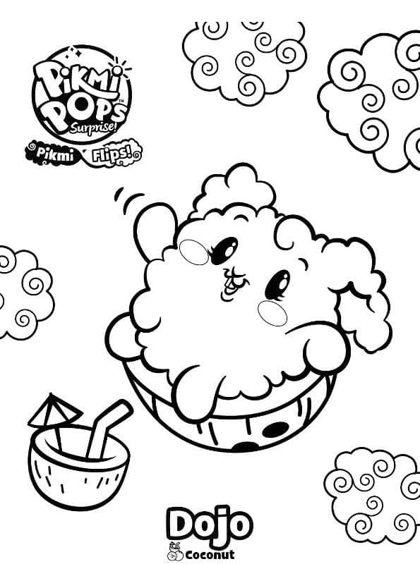 Desenho deDojo de Pikmi Pops para colorir