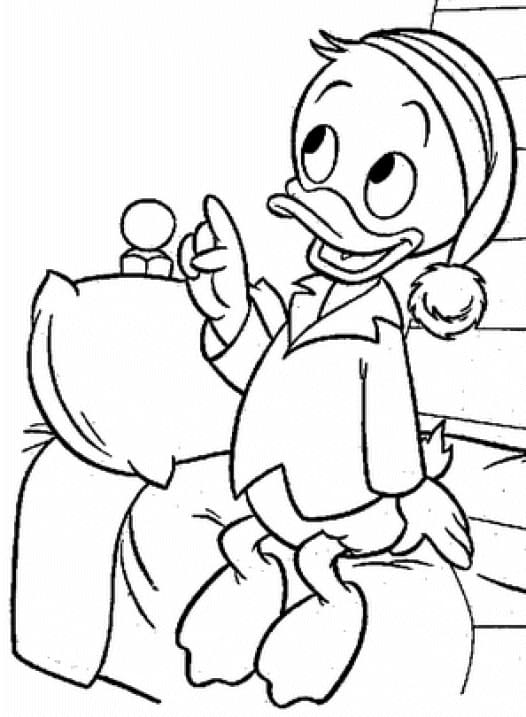 Desenho deDonald Bebê Disney para colorir