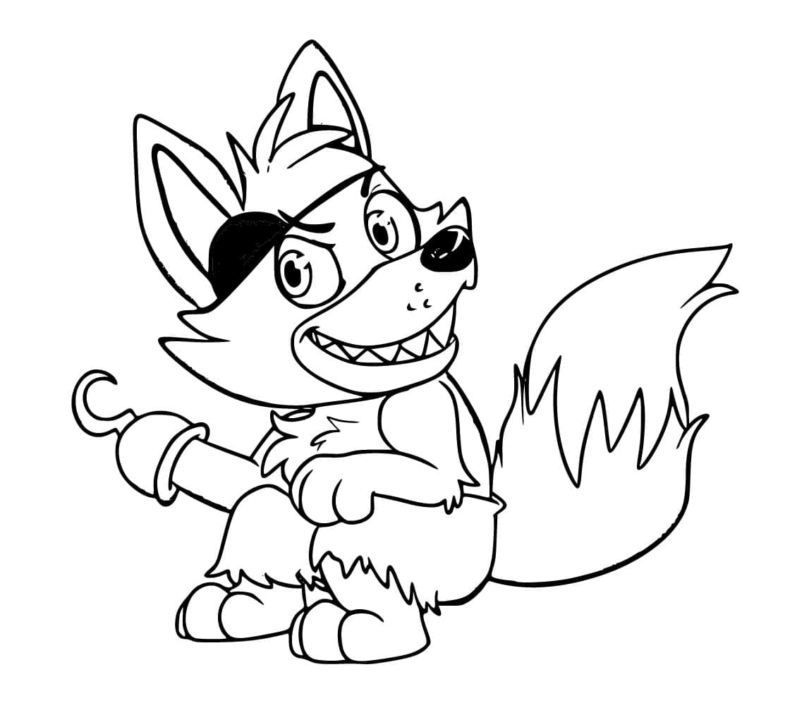 Desenhos de Foxy para colorir