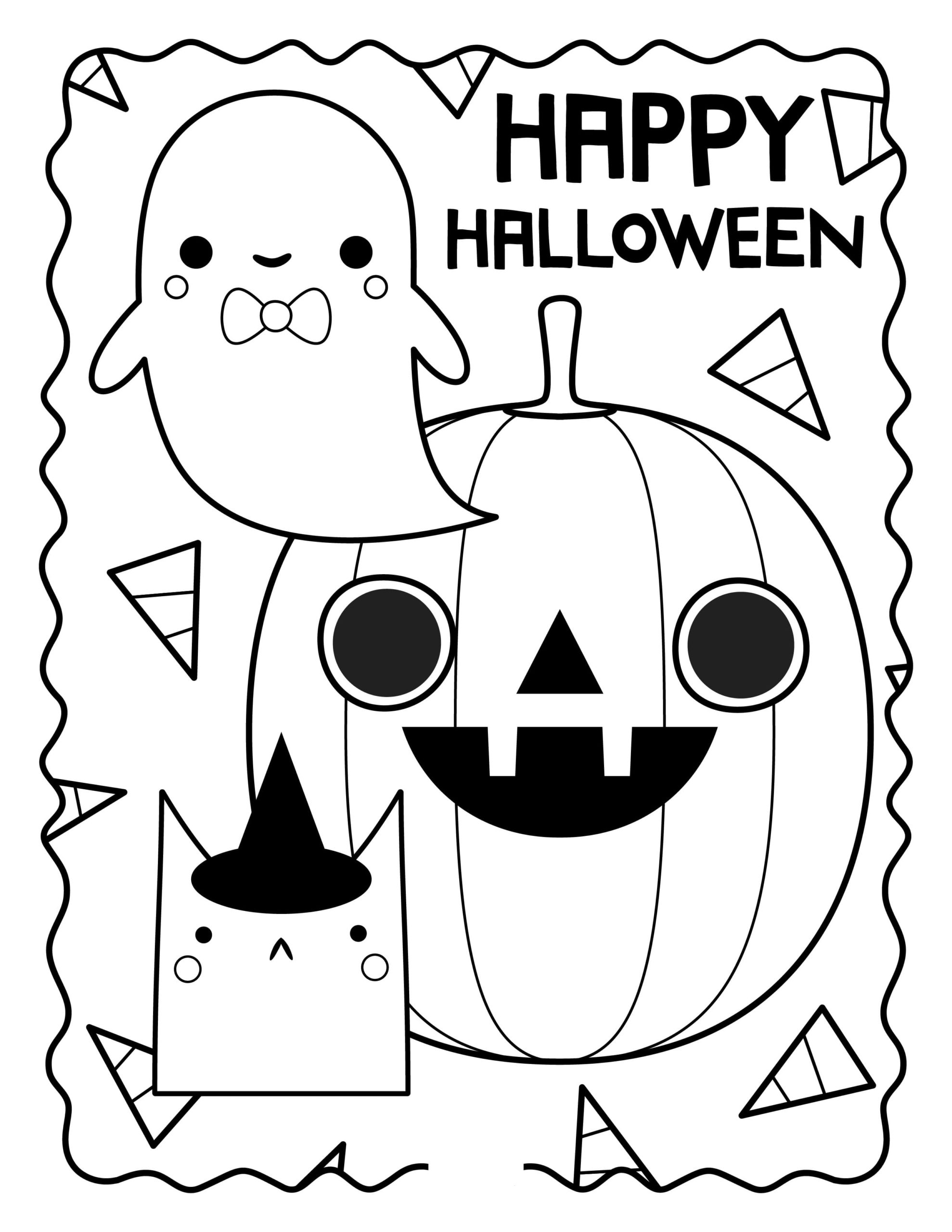 Desenhos de Dia das Bruxas (Halloween) para colorir