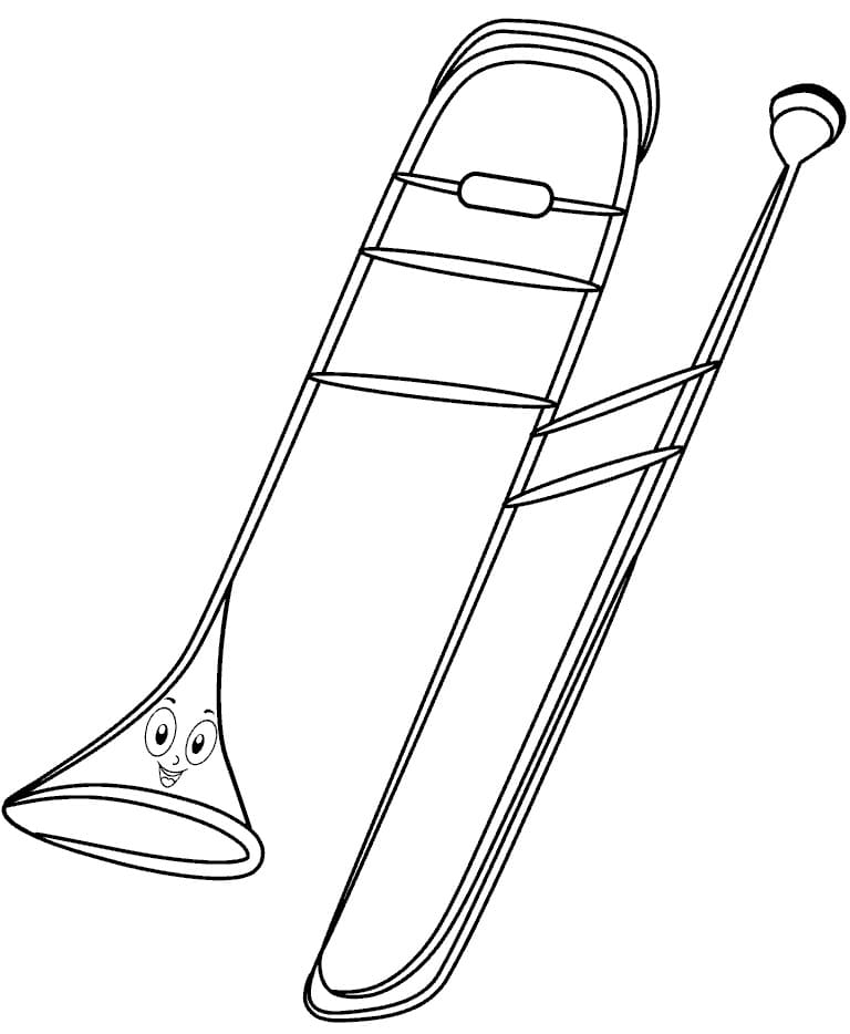 Desenho deFeliz Trombone para colorir