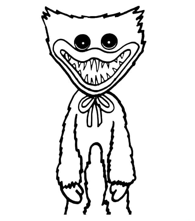 Desenho deFoto de Huggy Wuggy Para para colorir