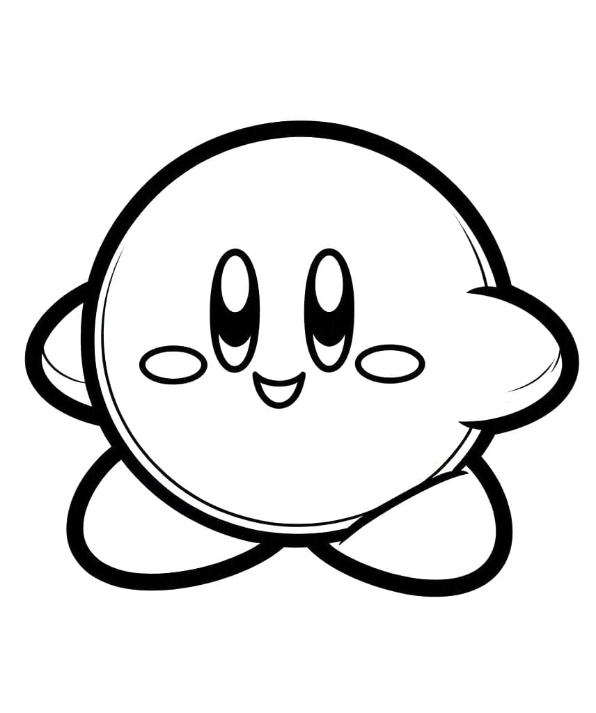 Desenho deFoto de Kirby para colorir