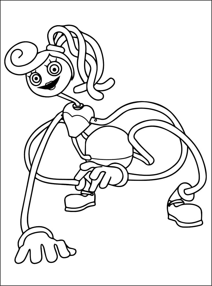 Desenho deFoto de Mommy Long Legs para colorir