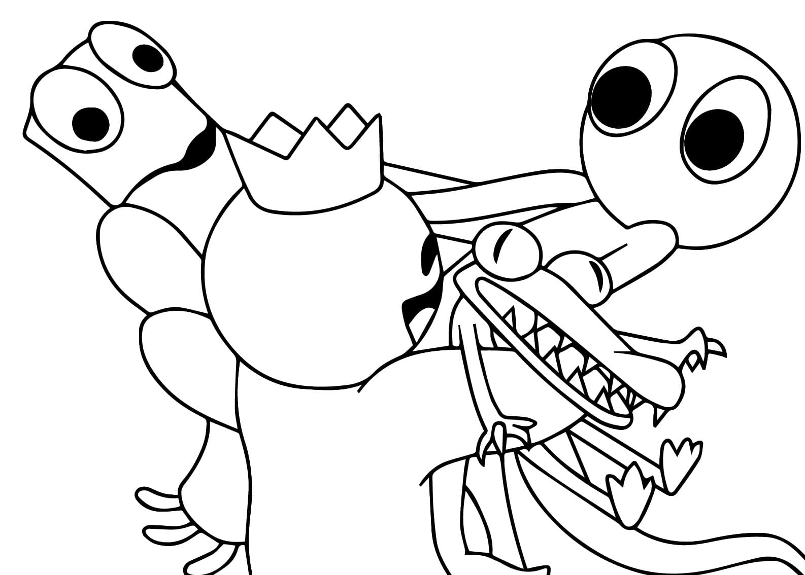 Desenho deFoto de Rainbow Friends para colorir