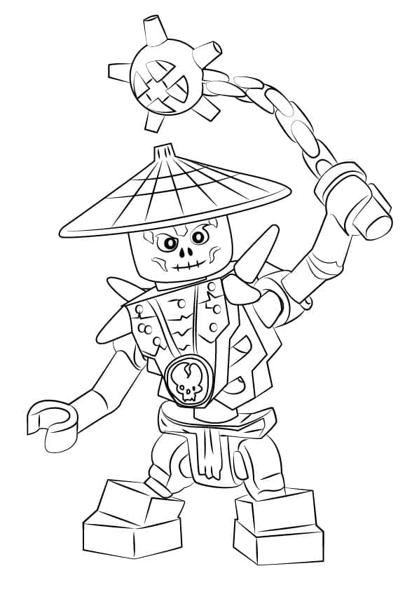 Desenho de Frakjaw de Lego Ninjago para colorir