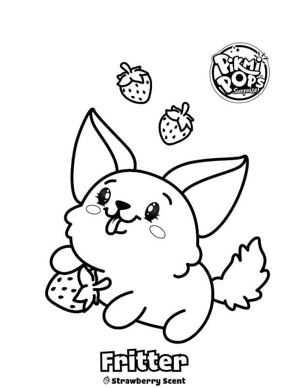 Desenho deFritter de Pikmi Pops para colorir