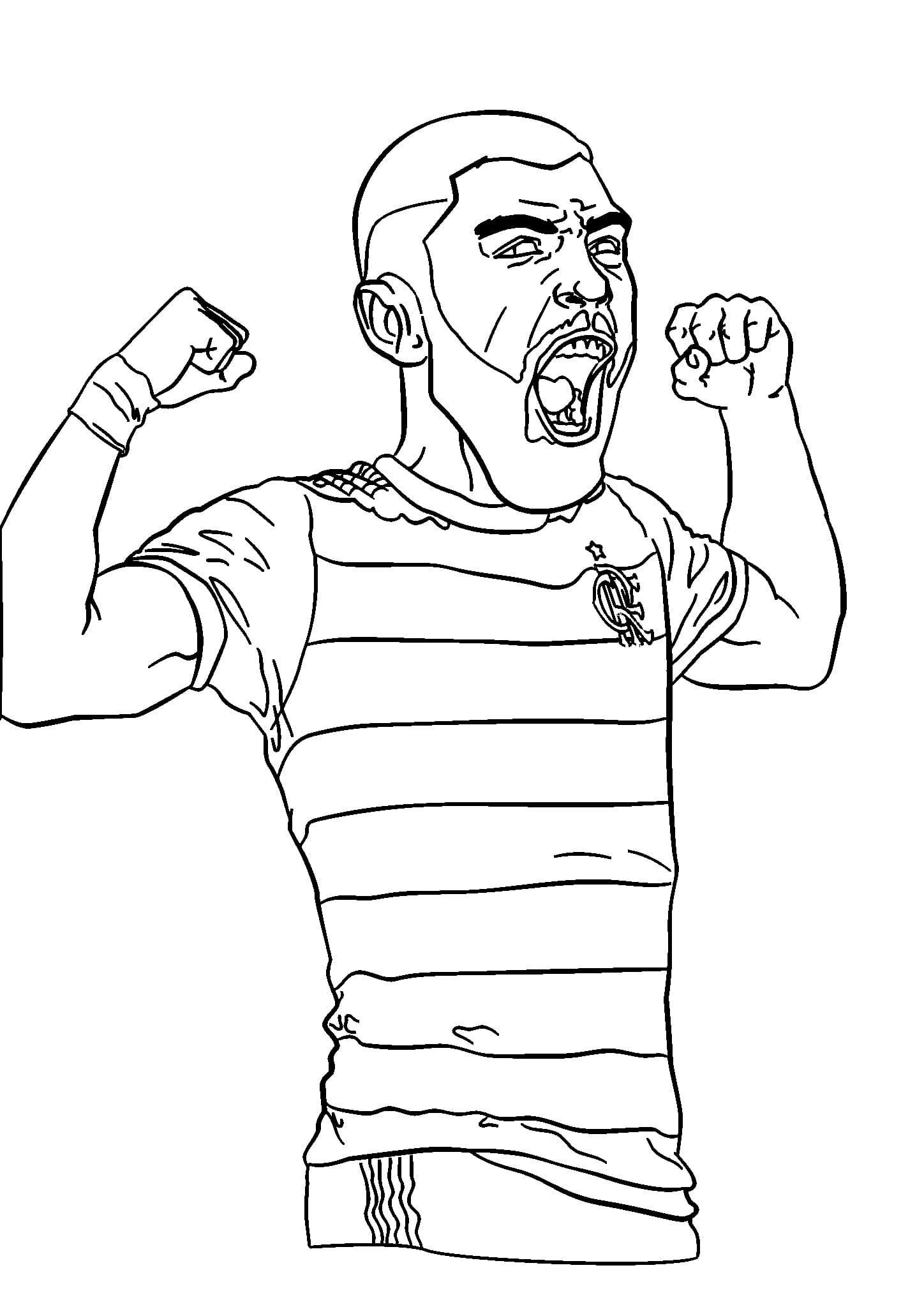 Desenho deGabigol Para Crianças para colorir