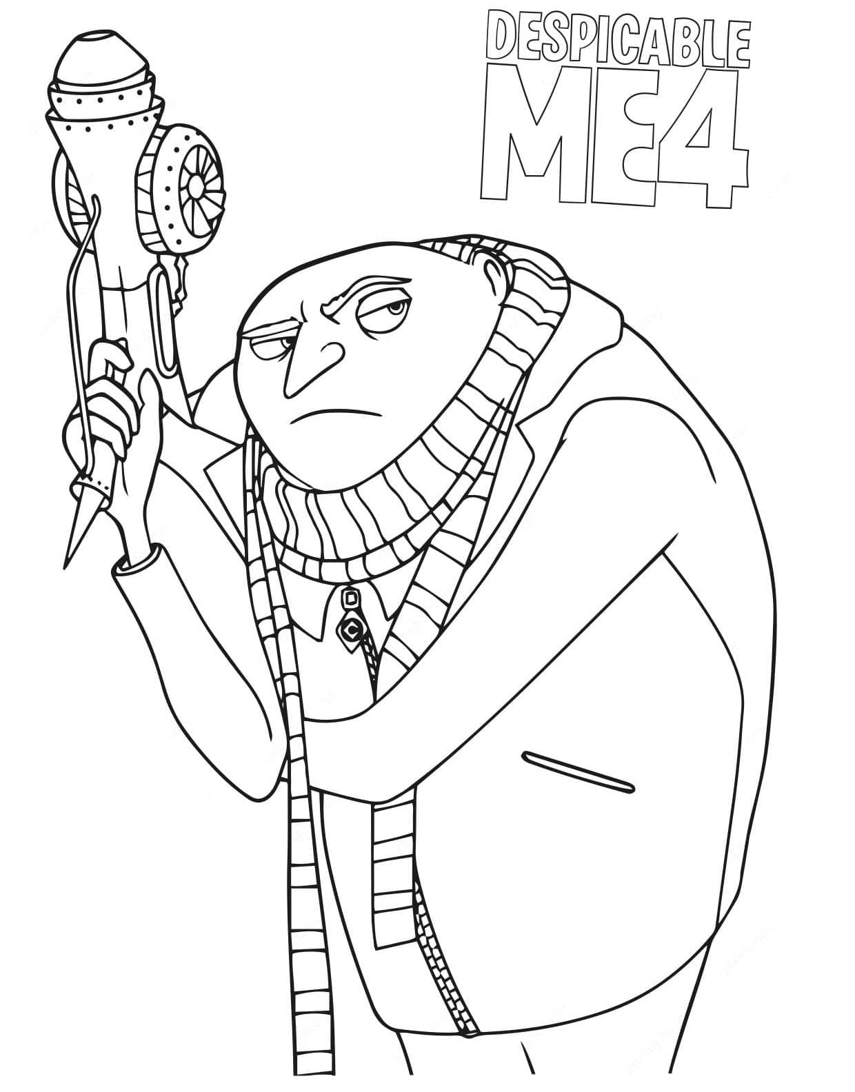 Desenho deGru Meu Malvado Favorito 4 para colorir