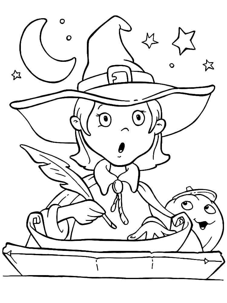 Desenho deHalloween Imprimível para colorir