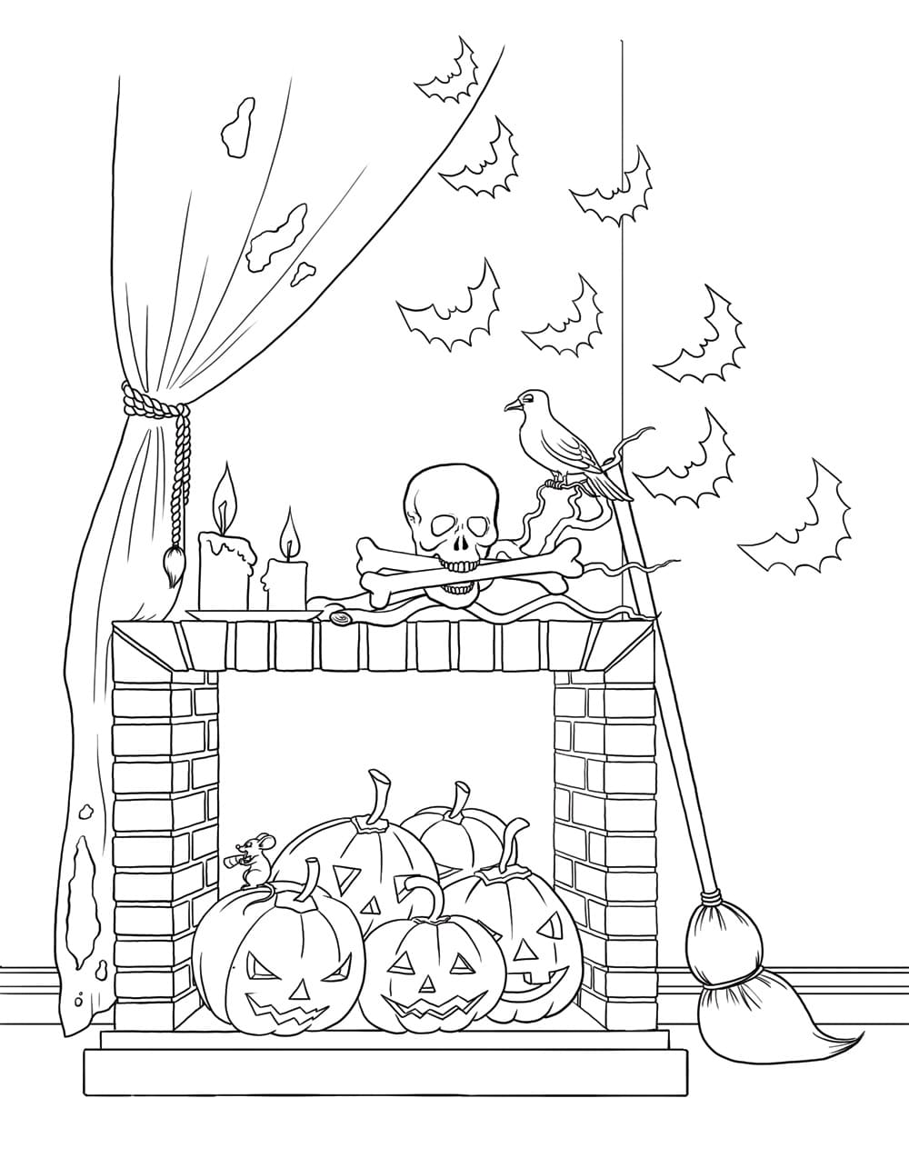 Desenho deHalloween Para Crianças para colorir