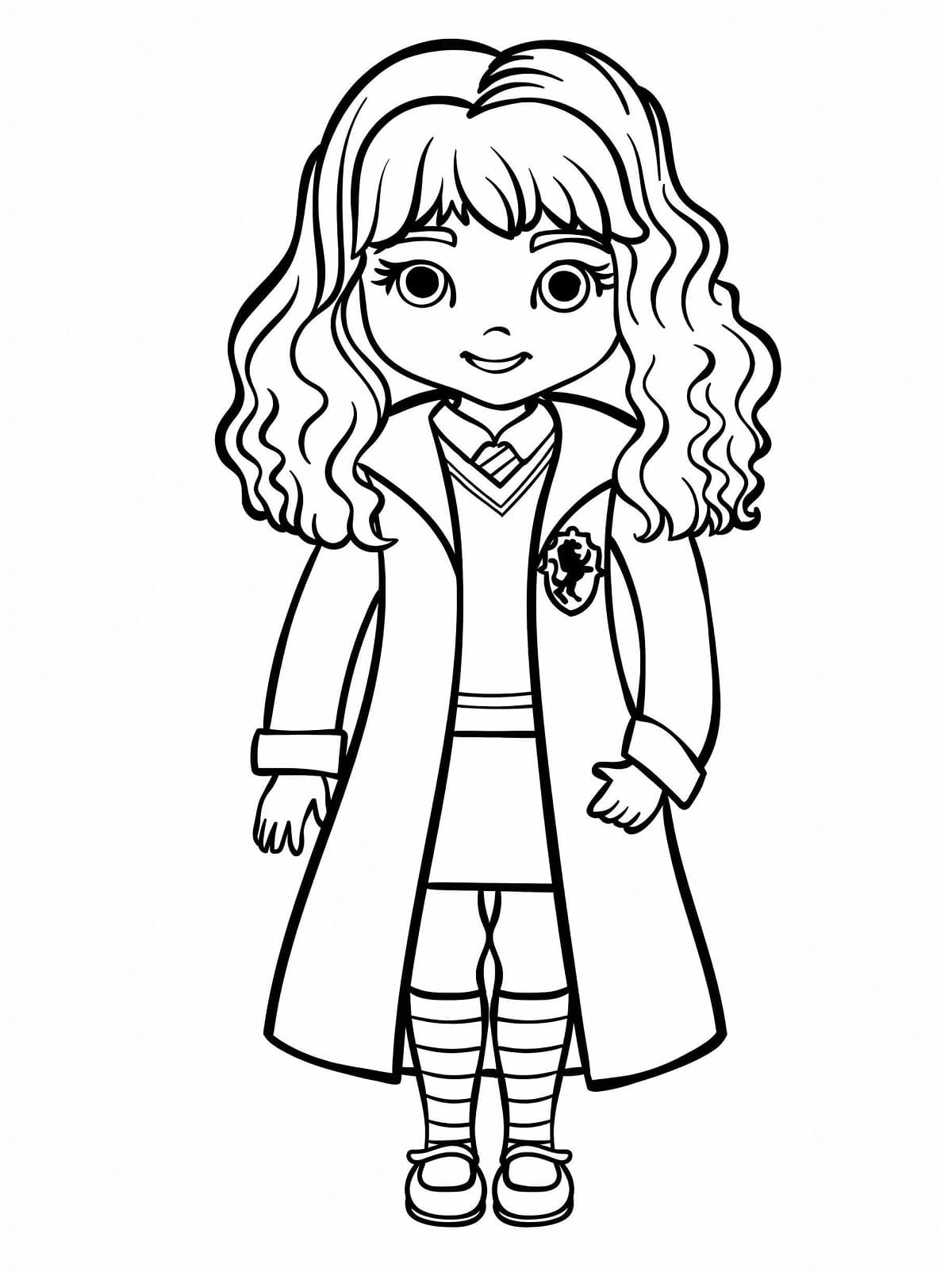 Desenhos de Hermione para colorir