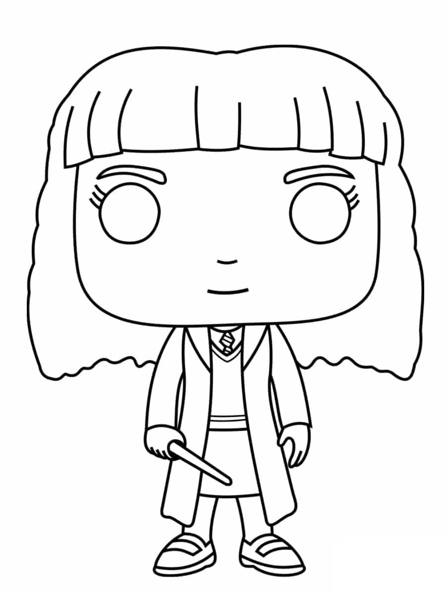 Desenho deHermione Granger Funko para colorir