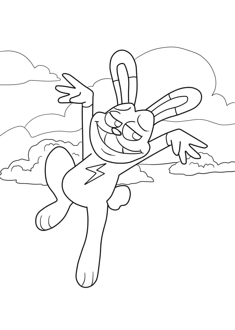 Desenho deHoppy Hopscotch Para Crianças de 4 Anos para colorir