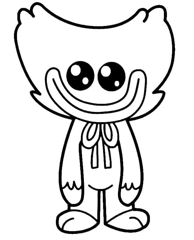 Desenho deHuggy Wuggy Chibi para colorir