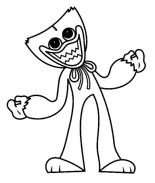 Desenho deHuggy Wuggy Para Crianças de 5 Ano para colorir