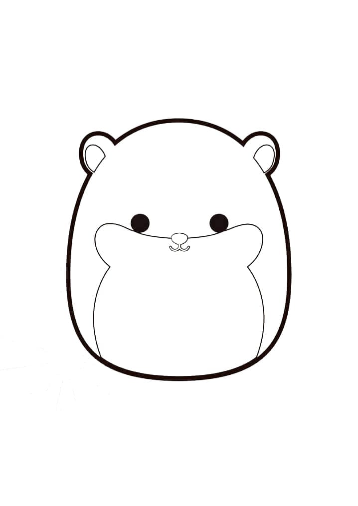 Desenho deHumphray de Squishmallow para colorir