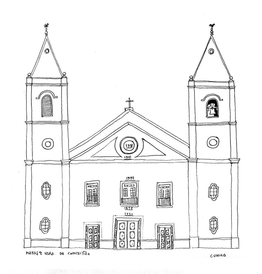 Desenho deIgreja Barroca 11 para colorir